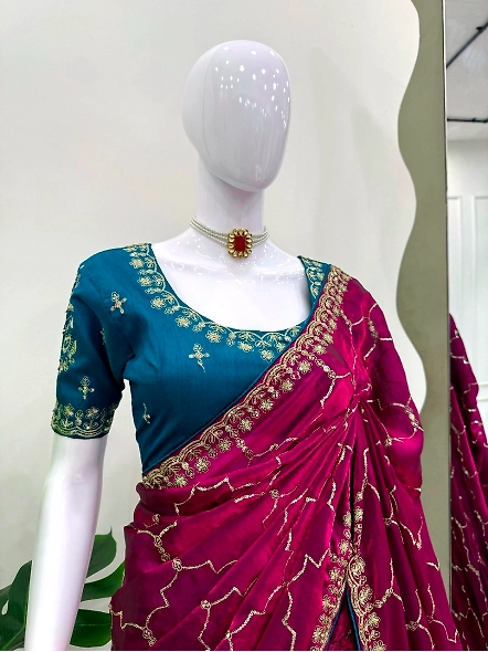 Jimmy Choo saree with blouse
