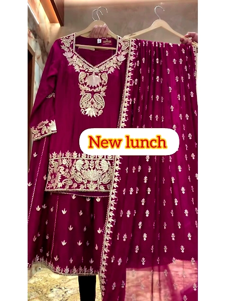 embroidered top suits for women
