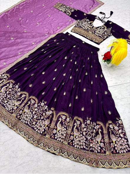 ethnic party wear lehenga