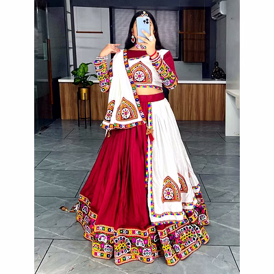 shiv ethnic women pure rayon cotton lehenga sets