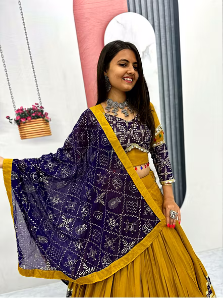 pure cotton chaniya choli