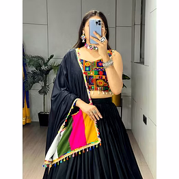 shiv navratri special pure rayon cotton lehenga sets