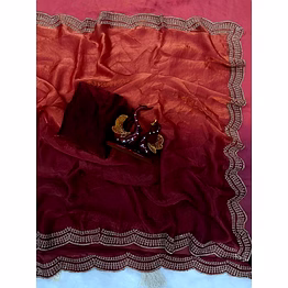 nidhi tex shaded space silk designer saree