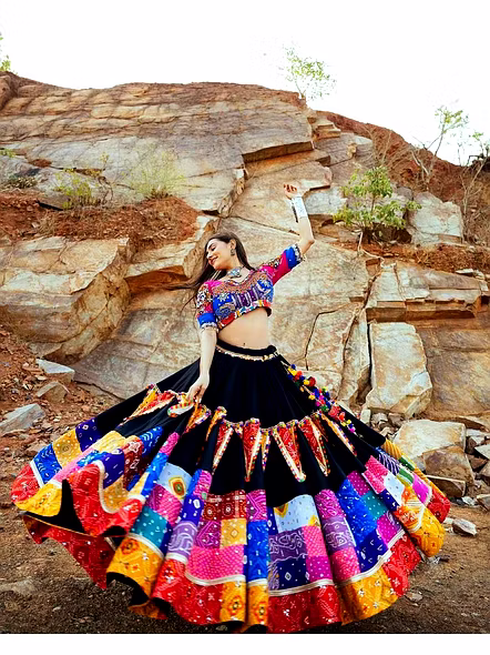 digital print lehenga