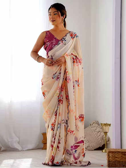 saree for farewell