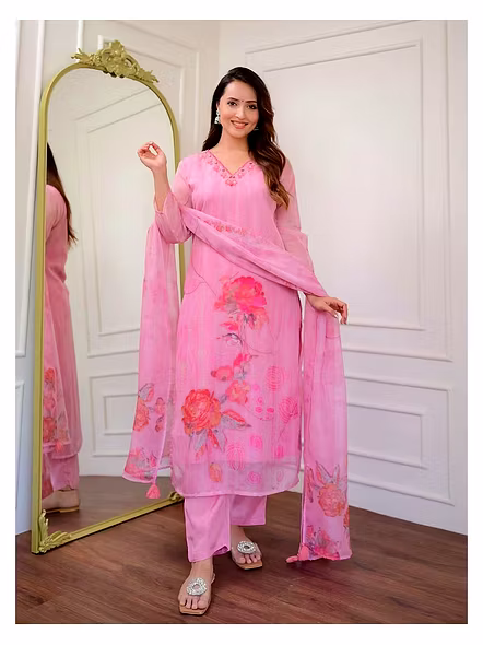 printed straight kurta