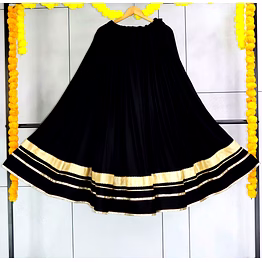 shiv graceful chaniya choli with gotta patti work