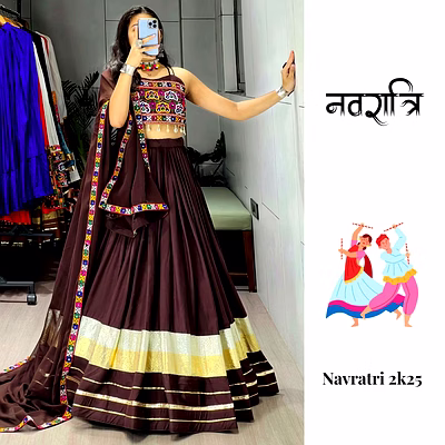 shiv pure rayon cotton gamthi with real mirror work