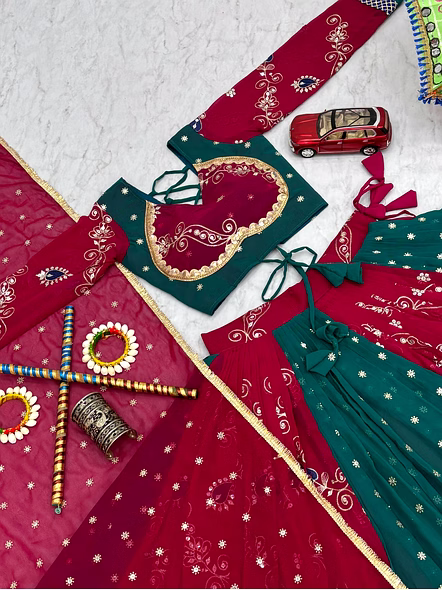 Navratri Special Georgette Lehenga Choli-XL-9