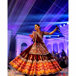 shiv geeta rabari real mirror work chaniya choli