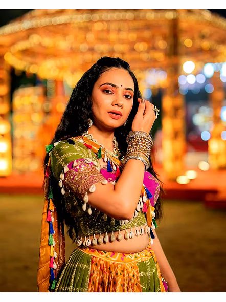 Real Mirror Work Digital print Chnaiya Choli For Navratri 144-ALC144