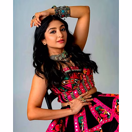 shiv digital print real mirror work chaniya choli