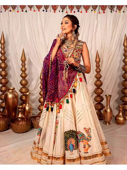 Real Mirror Work Digital print Chnaiya Choli For Navratri 157-ALC157