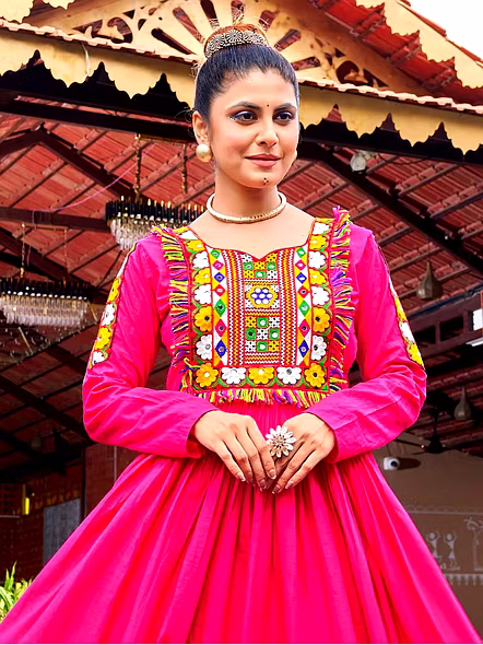 Cotton Gowns With Gamathi Work