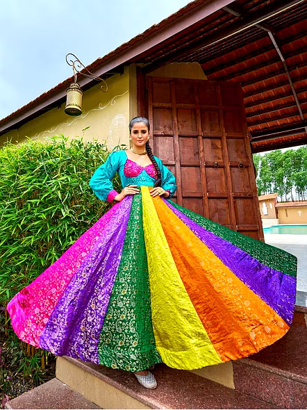 Viscose Gowns With Weaving-2