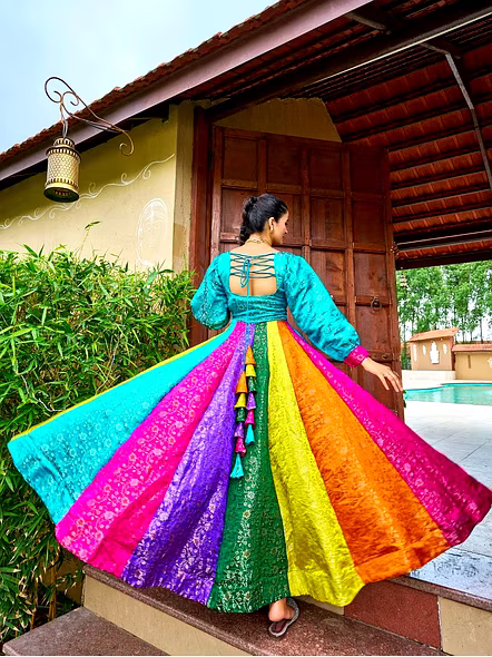 Viscose Gowns With Weaving-3