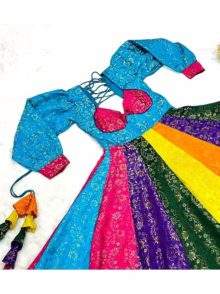 Viscose Gowns With Weaving-5