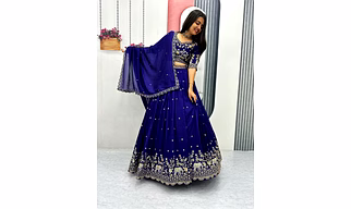 Vichitra Silk Lehenga Choli