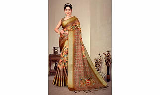 Cotton Silk Digital Printed Saree