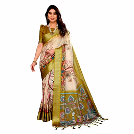 shiv cotton silk digital printed saree