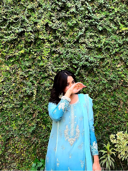 Chinon Silk Suit-LC1406C_Cyan_XL