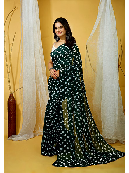 Printed Georgette Saree