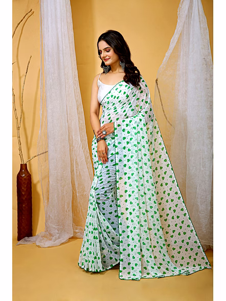Printed Georgette Saree