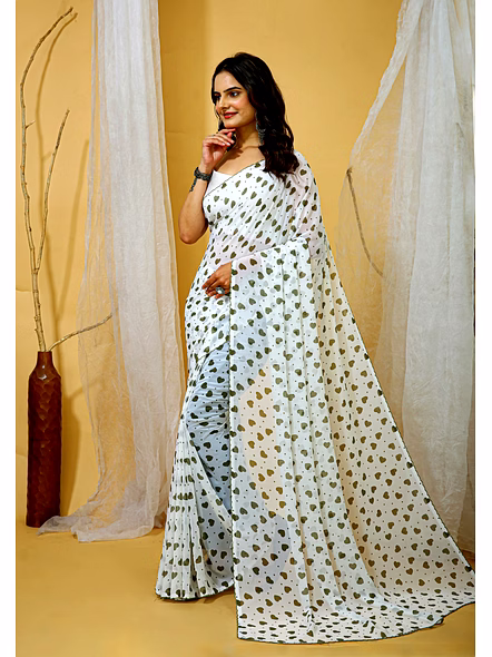 Printed Georgette Saree