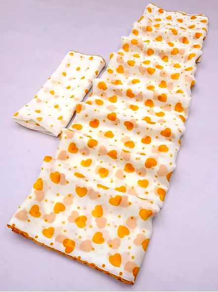 Romantic Georgette Saree