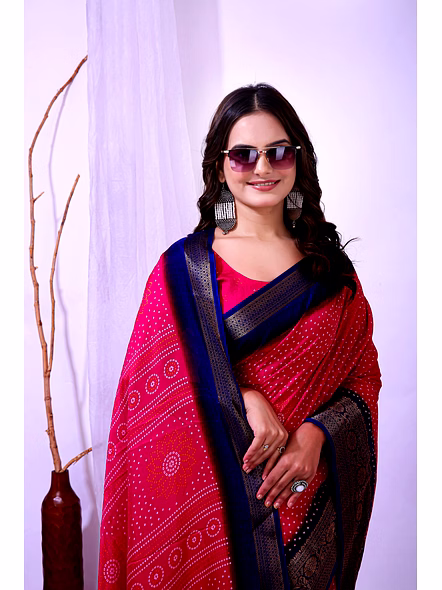 Dola Silk fabric saree