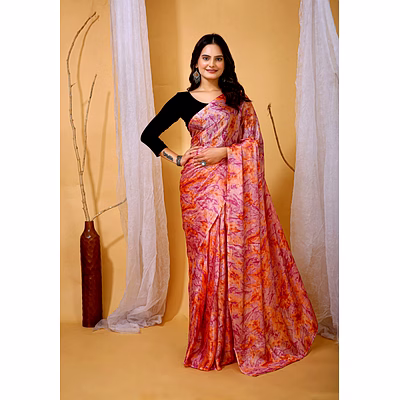 chitra tex rangoli silk ready to wear saree