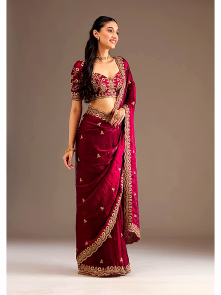 fendi designer saree