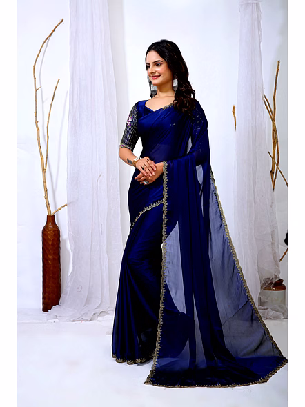 rangoli silk saree with embroidery