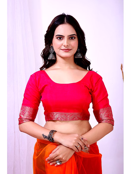 banarasi organza silk saree