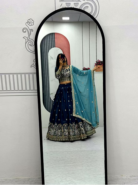 designer lehenga set