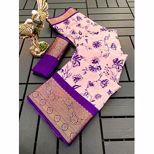 Bandhani Print Dola Silk Saree with Zari Border