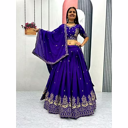 tiny tex chinon silk lehenga choli for weddings
