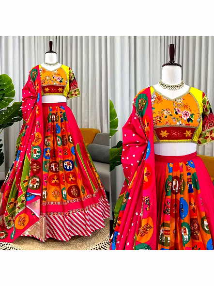 crepe lehenga
