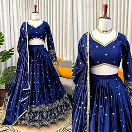 queen japan satin lehenga for wedding