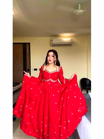 georgette anarkali suit​