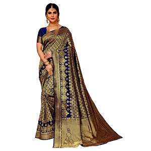 Banarasi Kanjivaram Art Silk Sari