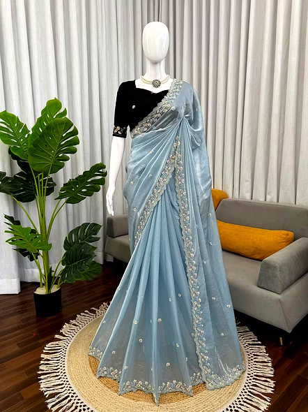 fendi fabric saree