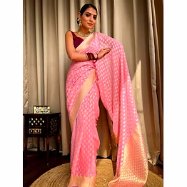maa tex soft lichi silk saree