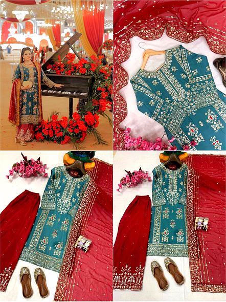chinon silk kurti