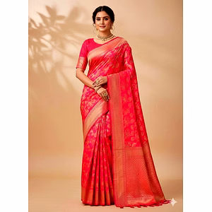Banarasi Soft Lichi Silk Saree