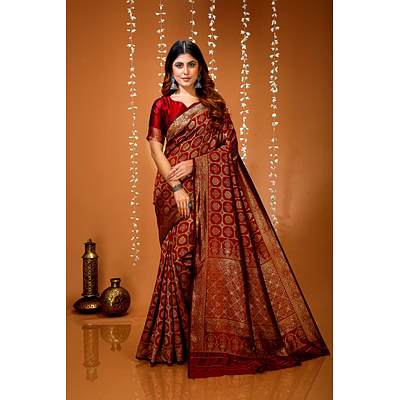 chitra tex soft lichi silk saree with jacquard border