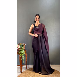 chitra tex premium padding georgette ready to wear saree