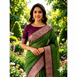chitra tex premium dola silk saree with elegant zari work