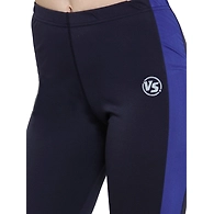 Vella Navy Royal Blue Color  Compression Wear Combo-2XL-Navy