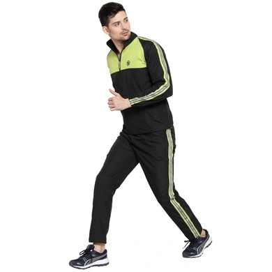 Black and cheap neon tracksuit